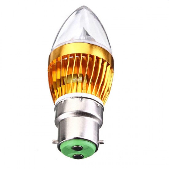 E27 E14 B22 E12 4.5W LED Chandelier Candle Light Bulb 85-265V