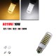 E27 E14 B22 G9 GU10 10W 123 SMD 2835 LED Cover Corn White Warm White Lamp Bulb AC 110V