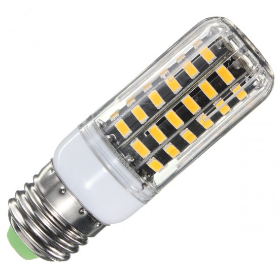 E27 E14 B22 G9 GU10 7W 64 SMD 5733 1000LM LED Warm White White Cover Corn Bulb AC 220V