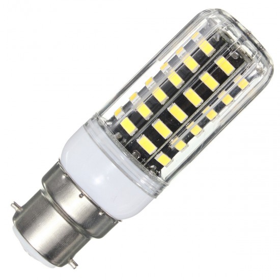 E27 E14 B22 G9 GU10 7W 64 SMD 5733 1000LM LED Warm White White Cover Corn Bulb AC 220V