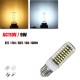 E27 E14 B22 G9 GU10 9W 80 SMD 5733 1100LM LED Warm White White Cover Corn Bulb AC 110V