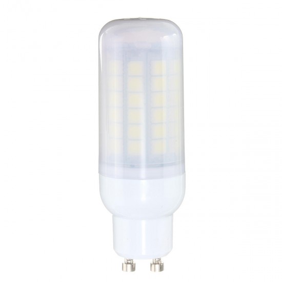 E27 E14 B22 GU10 6W 69 SMD 5050 LED Pure White Warm White Natural White Cover Corn Bulb AC220V