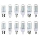 E27 E14 E12 B22 G9 GU10 6W 56 SMD 4014 LED Warm White White Cover Corn Light Lamp Bulb AC 220V