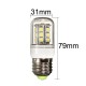 E27 LED Bulb 4.5W 27 SMD 5050 AC 220V White/Warm White Corn Light