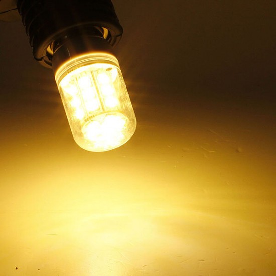E27 LED Bulb 4.5W 27 SMD 5050 AC 220V White/Warm White Corn Light