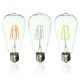 E27 Retro Edison Globe Bulbs 6W Screw LED COB Bulbs RGB Colorful Light Lamp Energy-Efficient AC220V