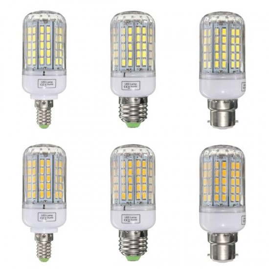 E27/E14/B22 Dimmable 9W AC110V LED Bulb White/Warm White 96 SMD 5730 Corn Light Lamp