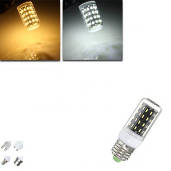 E27/E14/E12/B22/G9/GU10 LED Bulb 4W SMD 4014 56 400LM Pure White/Warm White Corn Light Lamp AC 220V