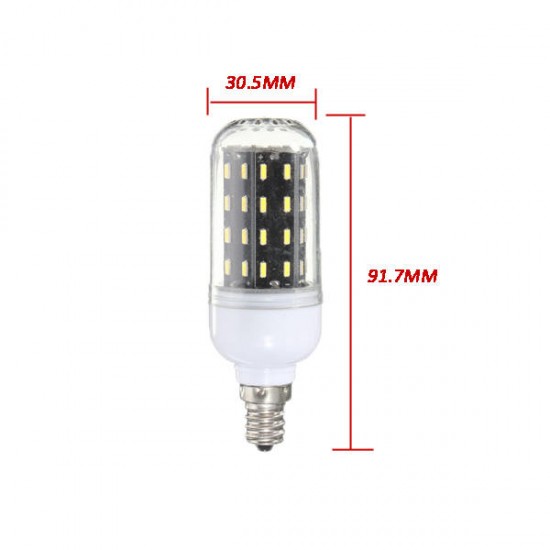 E27/E14/E12/B22/G9/GU10 LED Bulb 4W SMD 4014 56 400LM Pure White/Warm White Corn Light Lamp AC 220V