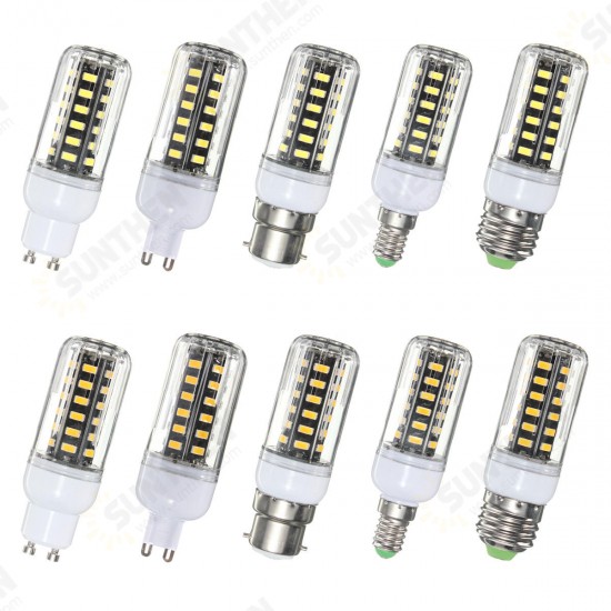 G9 E14 B22 GU10 E27 LED 5W 42 SMD 5733 LED White Warm White Cover Corn LED Bulb Light AC 220V