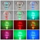 AC85-265V E27 3W RGB Gypsophila Edison Decorative LED Light Bulb for Holiday Home Indoor Use