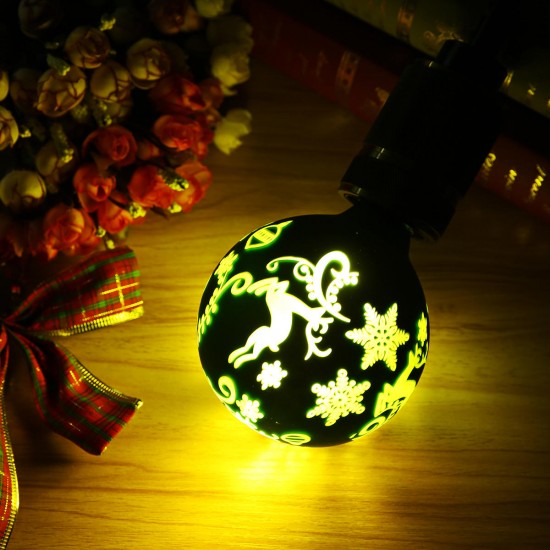 E27 G95 LED Light Bulb Christmas Edison Decorative Lamp for Holiday Home Indoor Use AC85-265V