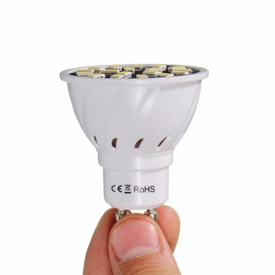 MR16 E27 GU10 LED Light Bulbs 5733 SMD 18 320LM Pure White Warm White Spot Lightt AC220V 3W