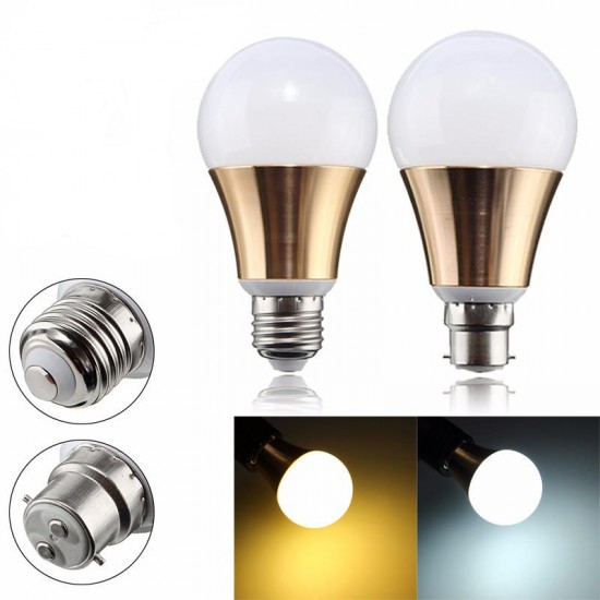 Non-dimmable 7W E27 B22 5730 SMD LED Light Globe Home Lamp Bulb AC85-265V