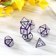 7PCS Metal Polyhedral Dices Set For Dungeons and Dragons Dice Desktop Table RPG Game