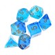 7Pcs/Set Polyhedral Dices for DND Dungeons & Dragons D20 D12 D10 D8 D6 D4 Desktop Games Dice + Black Velvet Pouch