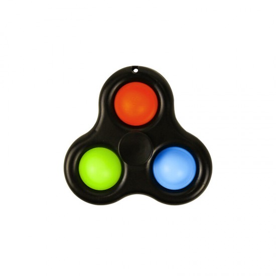 Adult Hand Spinner Anti-Anxiety Autism Stress Relief Gadget Key Chain Push Pop Bubble EDC Fidget