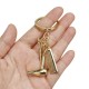 Creative Keychain Alloy Stylist Hair Dryer Scissor Comb Dangle Pendant Key Ring Artware Gift