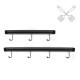 Cross-border dedicated kitchen wall hanging magnetic hooks holder strong kitchen chopper storage rack magnetic strip kitchen tools