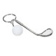 EDC Gadgets Mini Golf Racket and Ball Key Ring Chain Keyfob Keychain