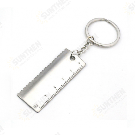 Mini Tool Sawtooth Ruler Tool Keychain Mini Emulation Tool Keychain