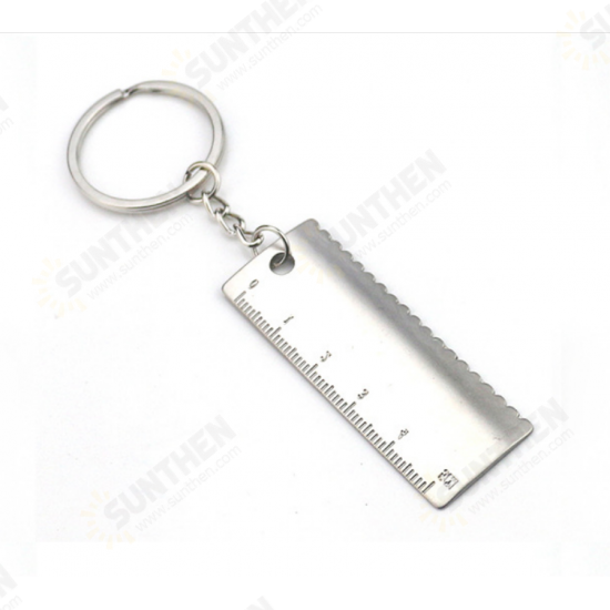 Mini Tool Sawtooth Ruler Tool Keychain Mini Emulation Tool Keychain