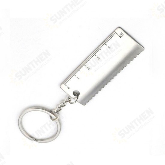 Mini Tool Sawtooth Ruler Tool Keychain Mini Emulation Tool Keychain