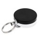 Plastic Tool Belt Retractable Key Recoil Ring Pull Chain Clip ID Card Holder