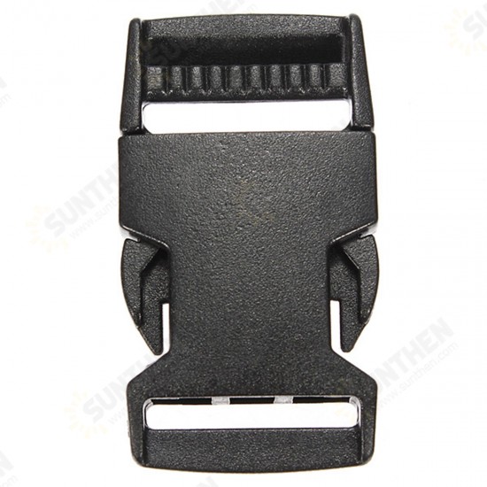 Plastic Webbing Strap Side Release Buckle Black