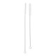 Portable Metal Straw Set 304 Stainless Steel Straws Reusable Metal Drinking Straws With Cleaning Brushes Pounch