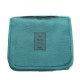 Solid Color Foldable Travel Bag for Toiletries Hanging Toiletry Bag Portable Finishing Cosmetic Bag