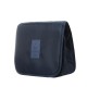 Solid Color Foldable Travel Bag for Toiletries Hanging Toiletry Bag Portable Finishing Cosmetic Bag