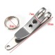 EDC Mini Clip Flashlight Clip Money Cash Holder Key Chain Clip With Ring