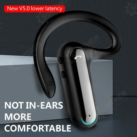 F810 bnluetooth 5.0 Wireless Headset 3D Stereo Noise Reduction Voice Prompt Earphone with Mic