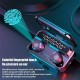 F9-3 bluetooth 5.1 Headset TWS Wireless LED Display Flashlight Waterproof Earphones Mini Earbuds Stereo Sport Headphones