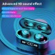 F9-6 TWS bluetooth 5.0 Earphones TWS Earbuds Stereo Headphones with Smart LED Display Mic Deep Bass Mini Case