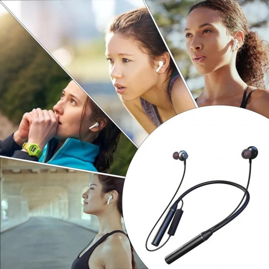 GYM530 Wireless Neckband bluetooth Earphone 80 Hours Playback Stereo Bass Sport Headphones Earphones TF Card Magnetic Headset with Mic