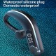 M22 Wireless Single Ear Hanging Headphone Power Display HD Call Earphone Sports Running Driving Long Standby Life Headset