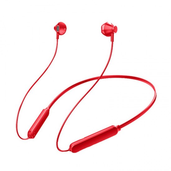 Mini bluetooth V5.0 Wireless Bass In-ear Neckband Earphone Headphone With Mic