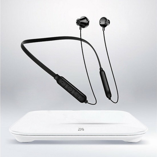 Mini bluetooth V5.0 Wireless Bass In-ear Neckband Earphone Headphone With Mic