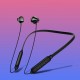 Mini bluetooth V5.0 Wireless Bass In-ear Neckband Earphone Headphone With Mic