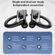 Q8 TWS bluetooth V5.2 Earphones LED Power Display HiFI Stereo Touch Sport Headphone Waterproof Ear Hook Headset With Microphone