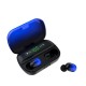 Q82X Gradient Color LED bluetooth 5.0 TWS Wireless bluetooth Sport In ear Headset Earbuds Earphone Headphones