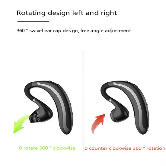 S108 Single bluetooth Earphone Noise Cancelling Stereo Headphones Wireless Headset With Mic