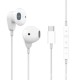 Type-C Earphone Wired Control Earbuds HiFi Stereo Headphone with Mic for Huawei