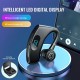 V12 bluetooth V5.0 Earphone Wireless Earhook Flexible HiFi Music HD Calls Half-in-Ear Business Drive Sports Earbuds