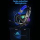 Wired Headphones Gaming Headset HIFI Stereo With Mic for Laptop Desktop Computer Video