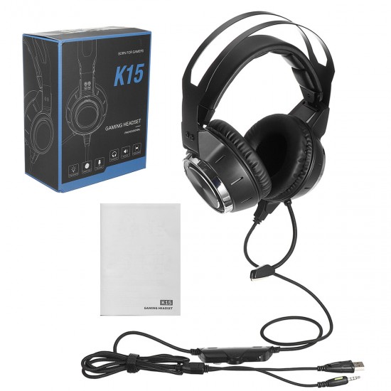 Wired Stereo Bass Surround Noise Reduction Gaming Headset with Mic for PS4 New for Xbox One PC