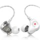 [Dual Dynamic Drivers] HiFi 4 Drivers Earphone Sports 3.5mm Wired In-ear Stereo Headphone with Mic