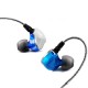 F800 Portable Wired Control In-ear Earphone 3.5mm Jack HIFI Stereo Waterproof Dual Unit With Mic